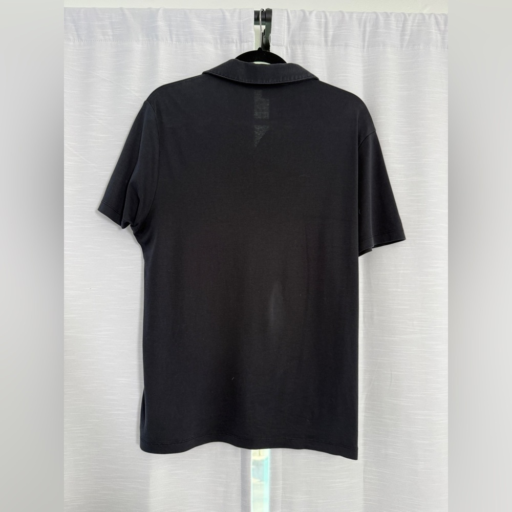 Michael Kors Black Cotton Polo Shirt | Classic Slim Fit | Men’s Size M - Picture 5 of 7